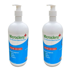 Microclenz 73% Alcohol Hand Sanitiser 2L (2 X 1 Litre)