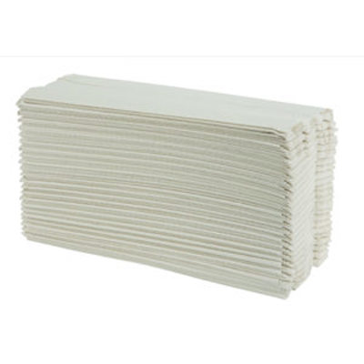 C Fold 2 Ply White Hand Towel
