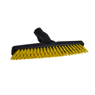 SYR Black Grout Brush with Yellow Bristles