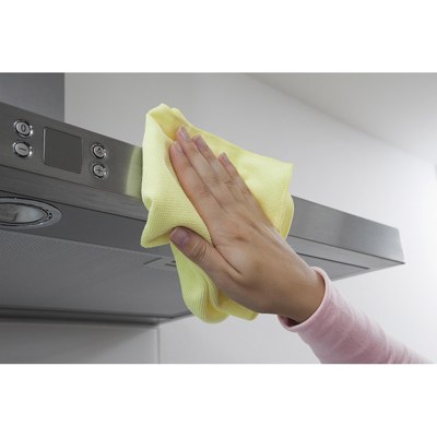 Microfibre Cloth - Lightweight (Yellow) Pack of 2