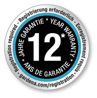 Gardena 12 Year Warranty