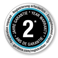 Gardena 2 Year Warranty