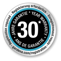 Gardena 30 Year Warranty