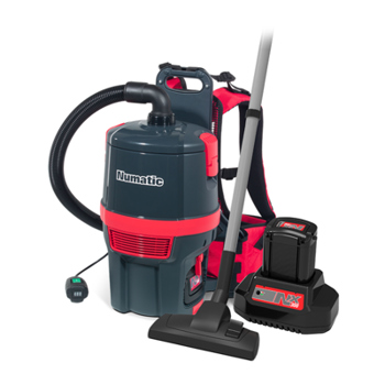Numatic RSB150NX Cordless BackPack Vacuum with Battery and Charger