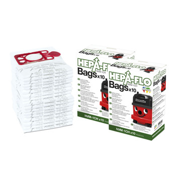 Numatic NVM-1CH Hepa-Flo Vacuum Bags (Pack of 20)