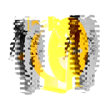 20M V-TUF Retractable tufREEL - Powder Coated Steel + 20M WASHFLEX BLACK 3/8 2W HOSE MSQ KIT & 2m PATCH HOSE