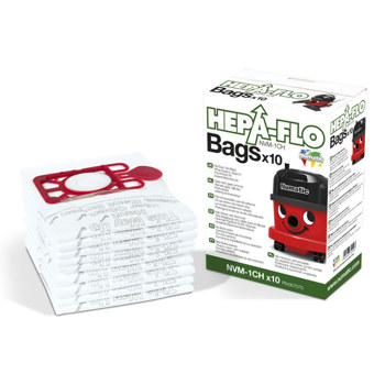 Numatic NVM-1CH Hepa-Flo Vacuum Bags (Pack of 10)