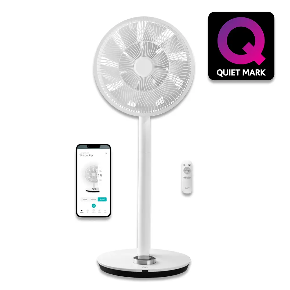 Duux Whisper Flex Smart Fan (White) | Free, Quick Delivery*