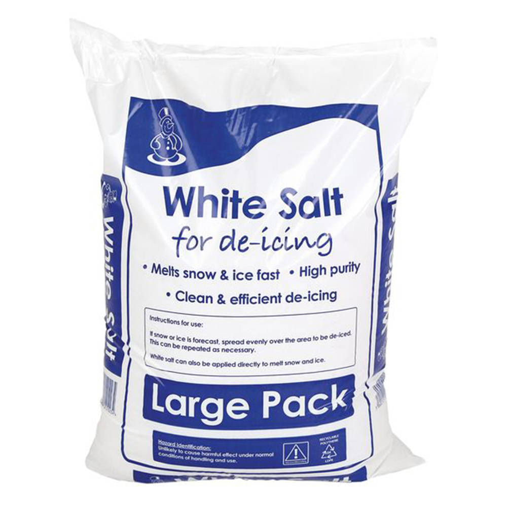 White DeIcing Salt (25kg) Sustainable Sea Salt CleanStore