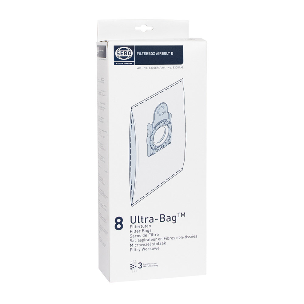 Sebo UltraBags for Sebo Airbelt E Vacuums Sebo CleanStore