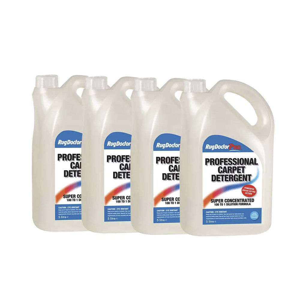 Rug Doctor Pro Professional Carpet Detergent (4 x 5 Litre) Carpet