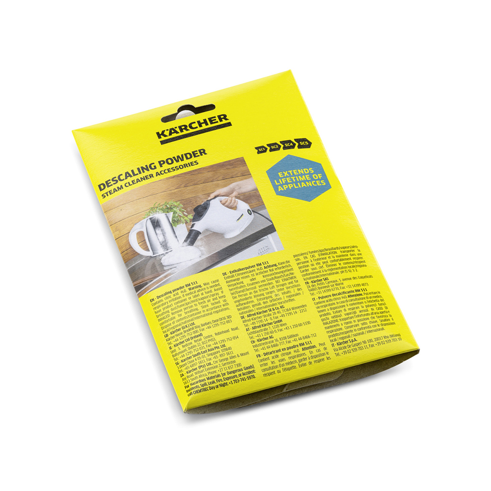 Karcher Descaling Powder (6 x 17g) Karcher Steamer Accessories