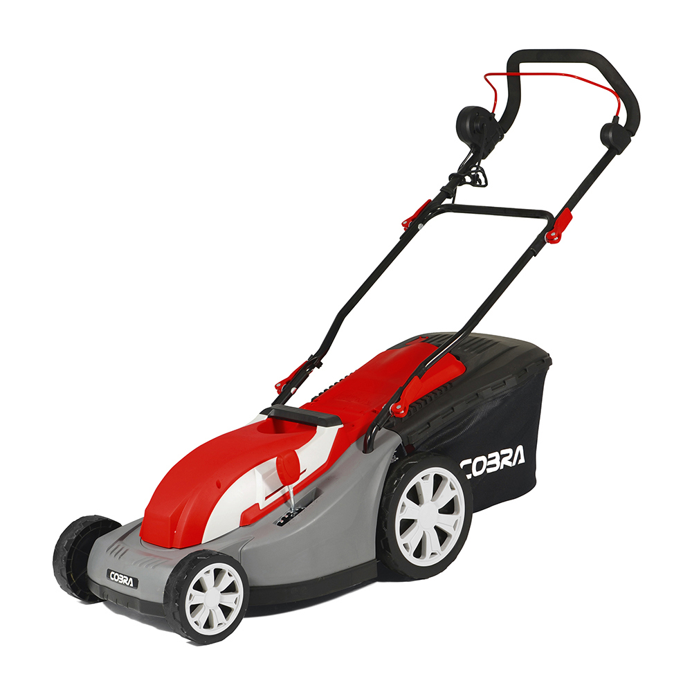Cobra GTRM34 34cm Electric Rear Roller Lawn Mower (Hand Propelled