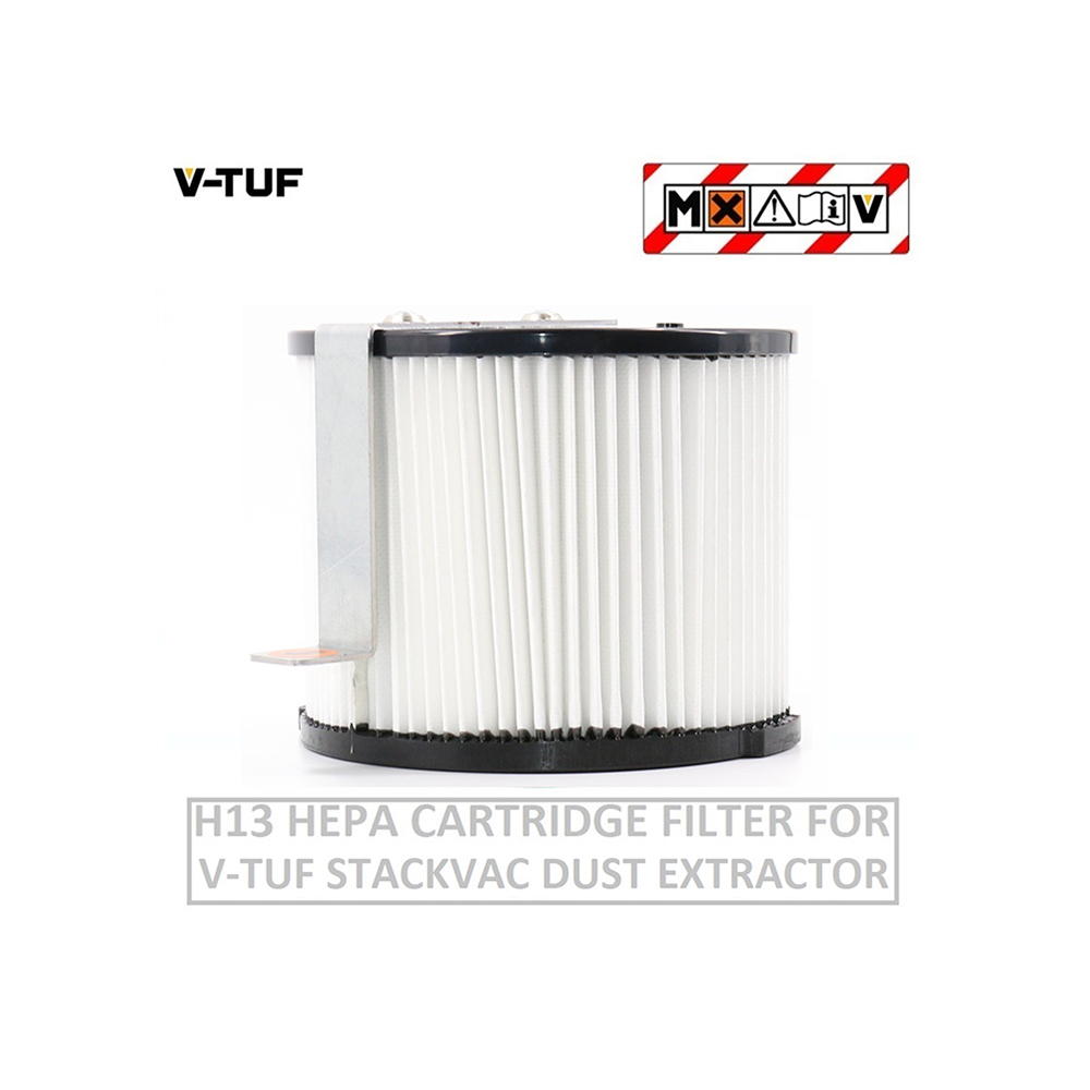 VTUF MClass STACKVAC Dust Extractor Vacuum with Power Take Off (110v) Hazardous Dust Vacuums