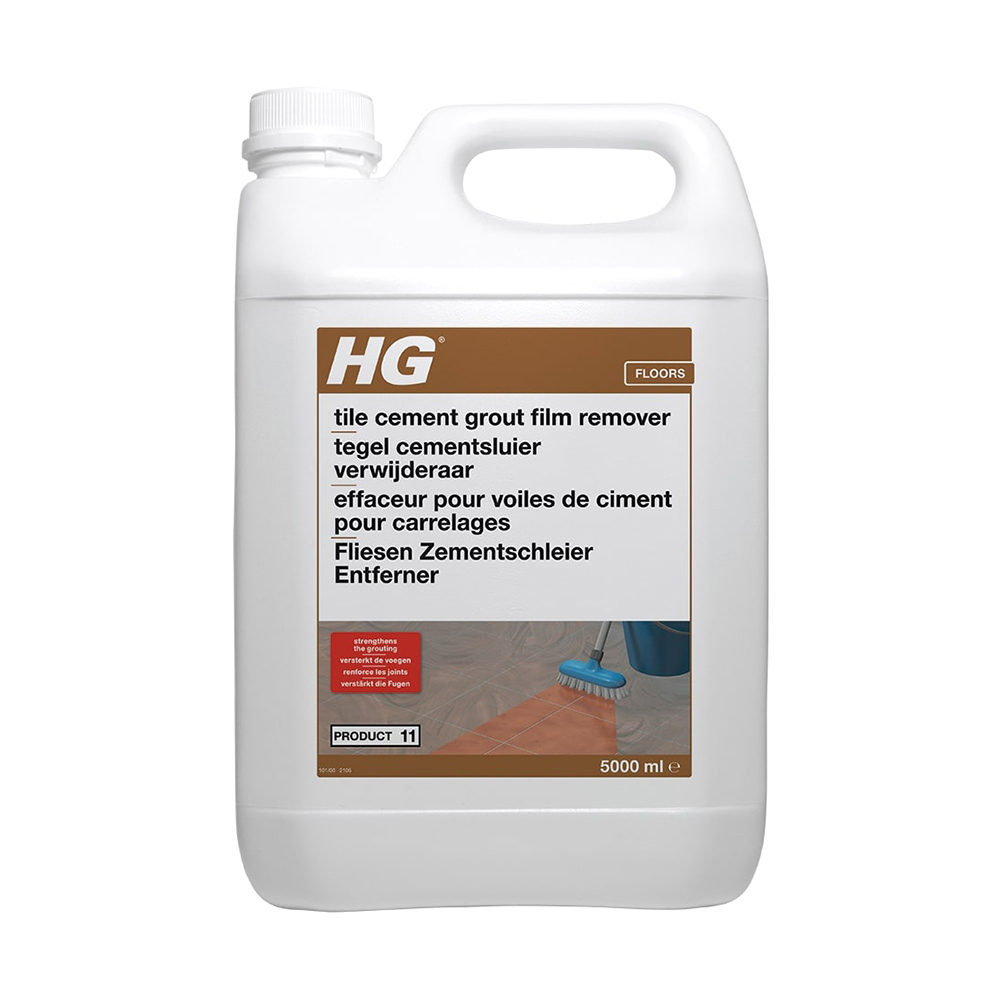 HG 11 Cement Grout Film Remover (5 Litre) Tiles and Natural Stone