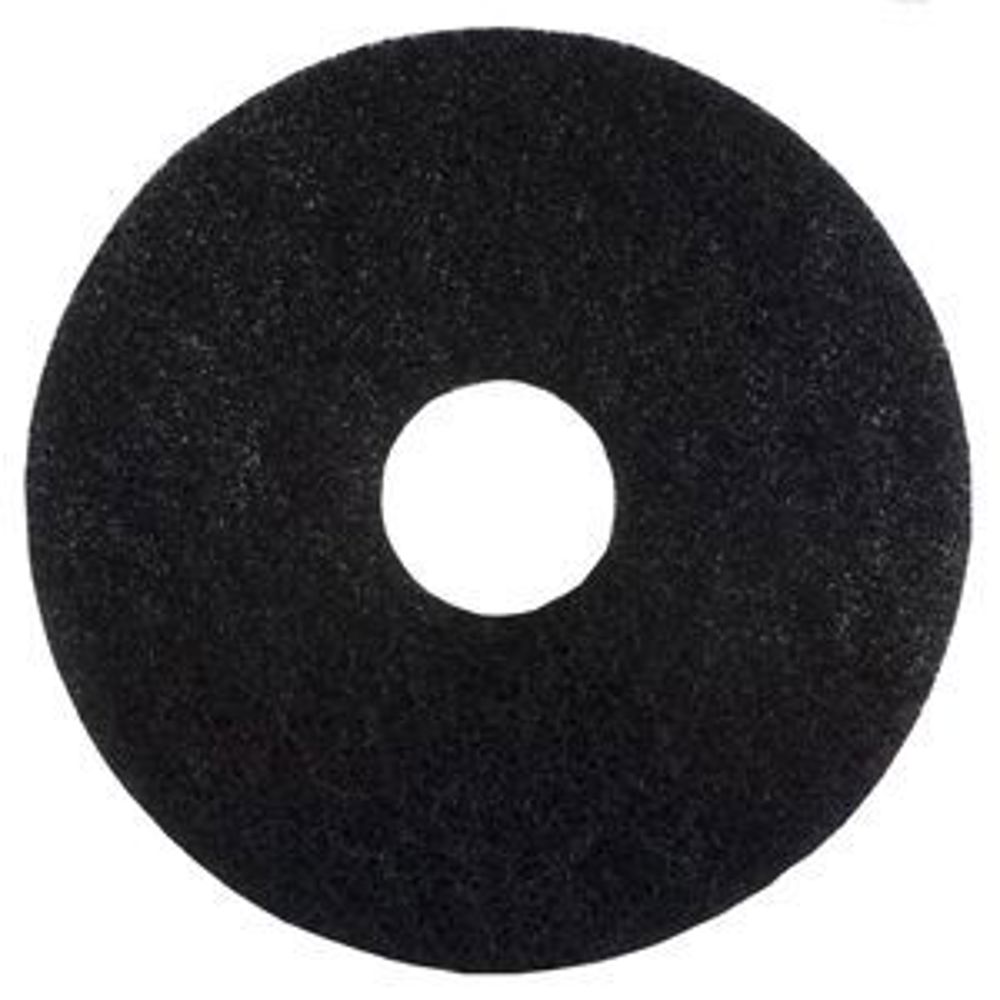 15 Inch Black Floor Pads Black Pads CleanStore