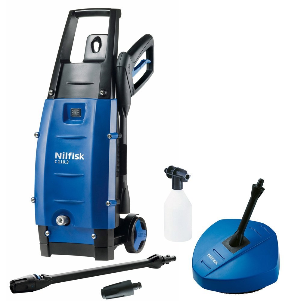 Nilfisk C1103.5 Xtra Pressure Washer with Compact Patio Cleaner